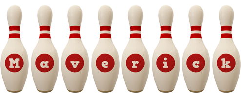 maverick bowling-pin logo