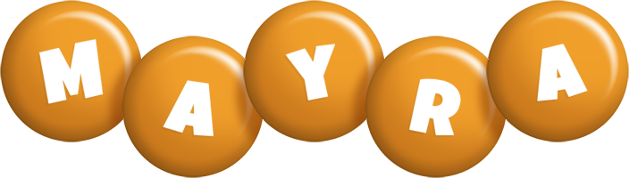 mayra candy-orange logo