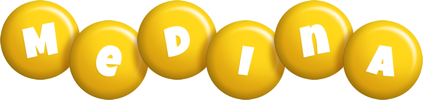 medina candy-yellow logo