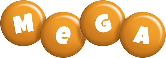 mega candy-orange logo