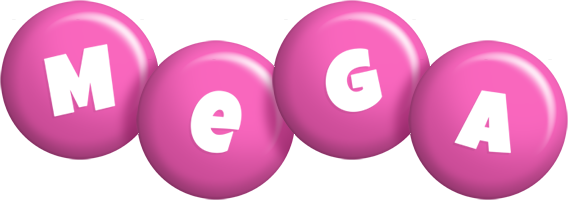 mega candy-pink logo