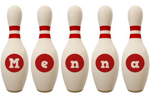 menna bowling-pin logo