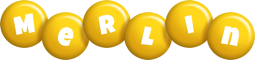 merlin candy-yellow logo