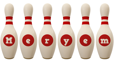 meryem bowling-pin logo