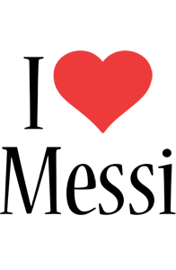 messi i-love logo