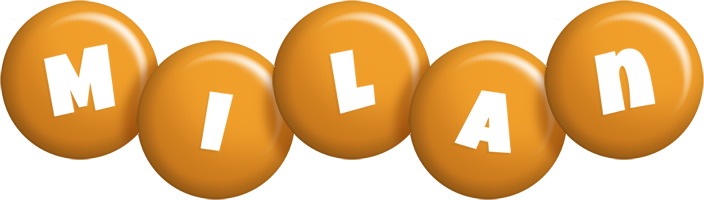 milan candy-orange logo