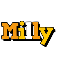 milly cartoon logo