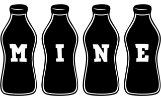 mine bottle logo