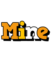 mine cartoon logo