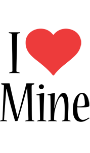 mine i-love logo