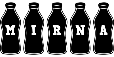 mirna bottle logo