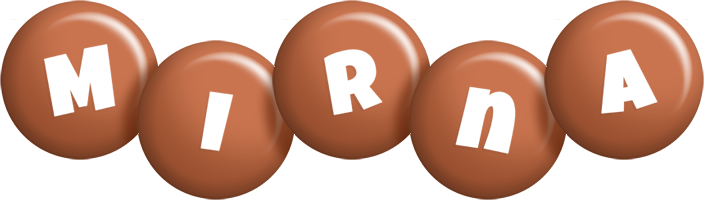mirna candy-brown logo