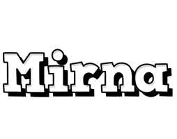 mirna snowing logo