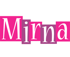 mirna whine logo