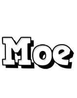 moe snowing logo