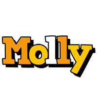 molly cartoon logo