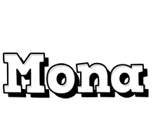 mona snowing logo