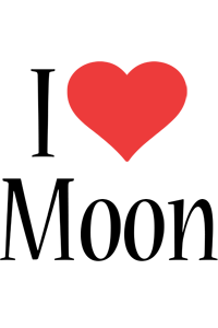 moon i-love logo