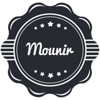 mounir badge logo