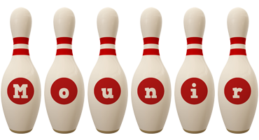 mounir bowling-pin logo