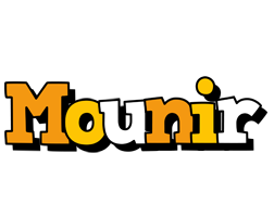 mounir cartoon logo