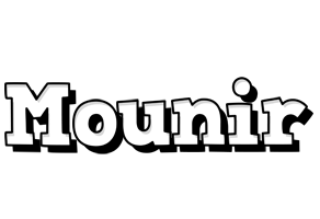 mounir snowing logo