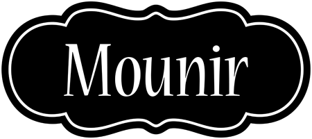 mounir welcome logo