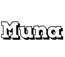 muna snowing logo