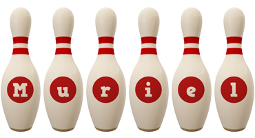 muriel bowling-pin logo