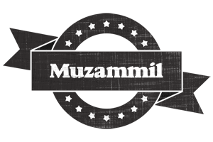 muzammil grunge logo