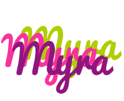 myra flowers logo