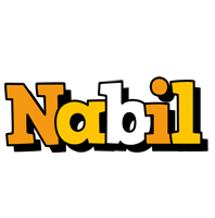 nabil cartoon logo