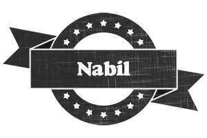 nabil grunge logo