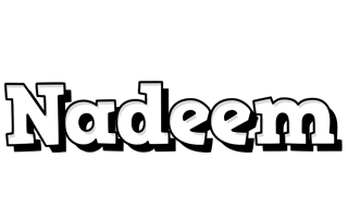 nadeem snowing logo