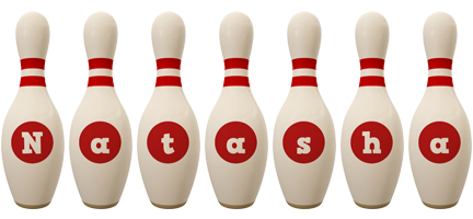 natasha bowling-pin logo