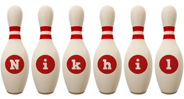 nikhil bowling-pin logo