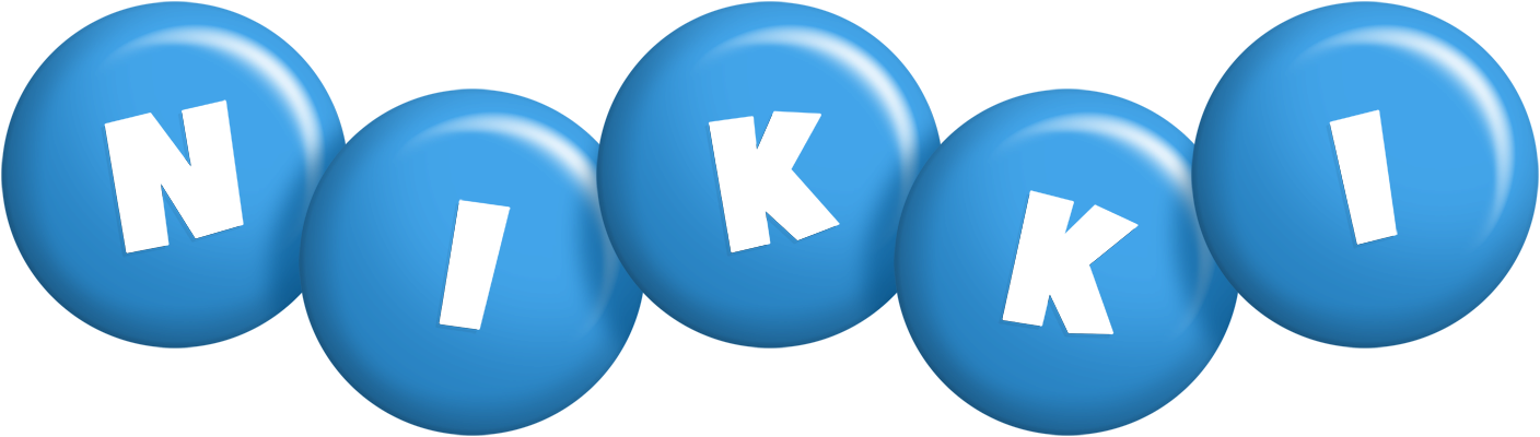 nikki candy-blue logo