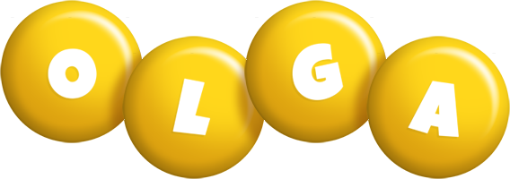 olga candy-yellow logo