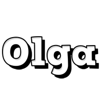 olga snowing logo