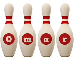 omar bowling-pin logo