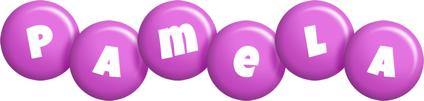 pamela candy-purple logo