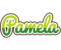 pamela golfing logo