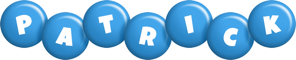 patrick candy-blue logo