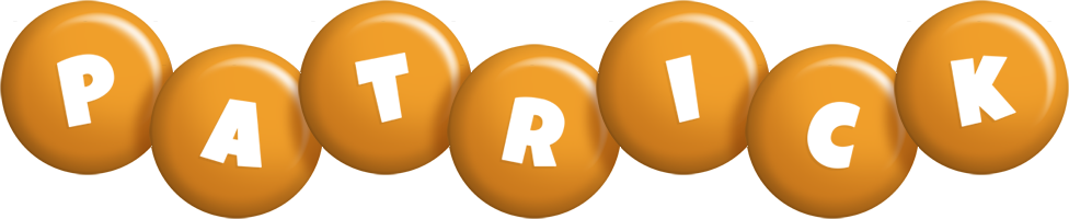 patrick candy-orange logo