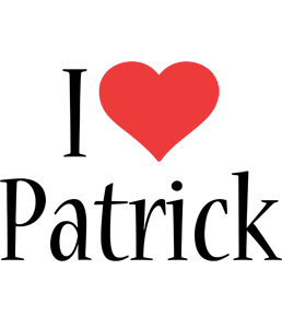 patrick i-love logo