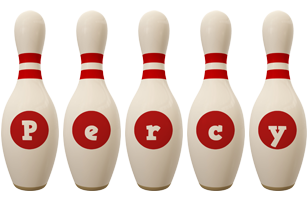 percy bowling-pin logo