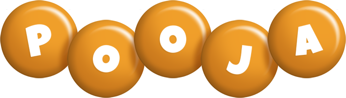 pooja candy-orange logo