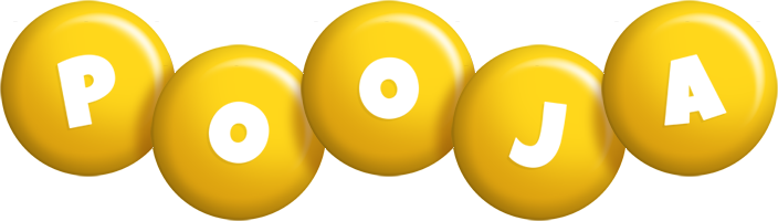 pooja candy-yellow logo