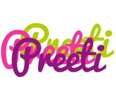 preeti flowers logo