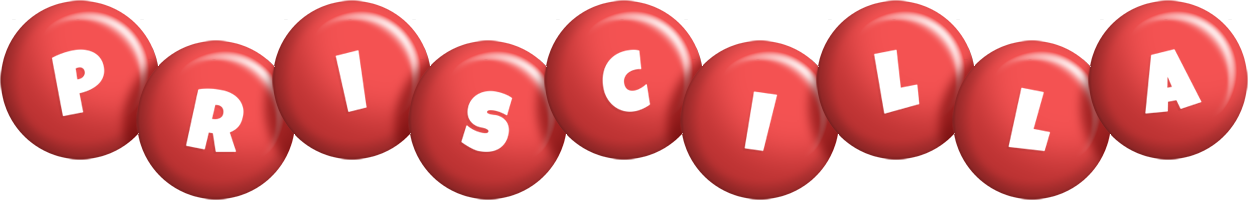 priscilla candy-red logo
